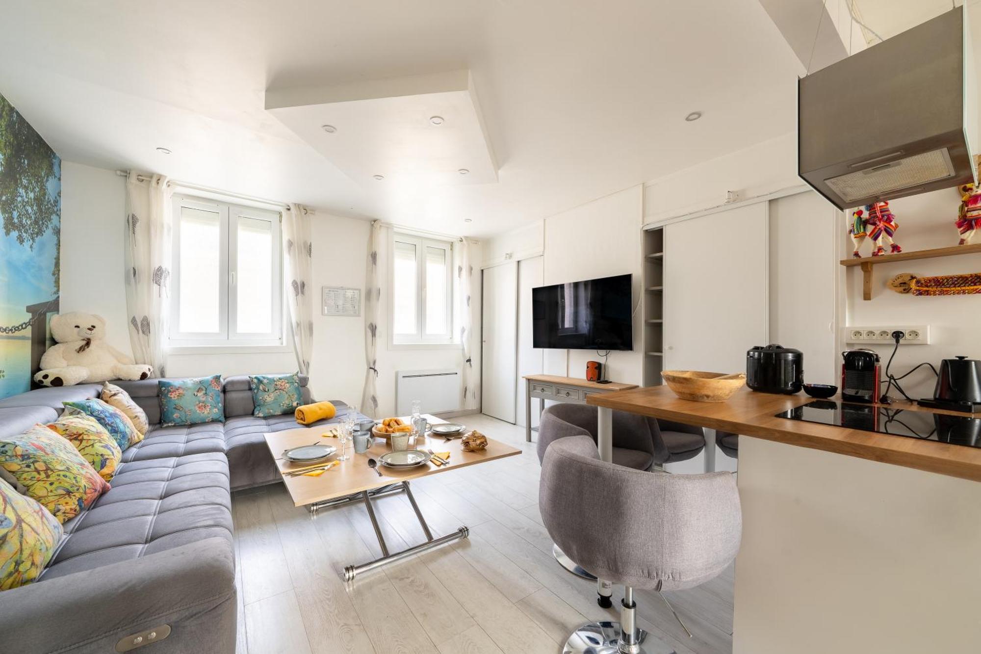 Casa Inca Calais - Duplex Soleil Latino - Parking Free, Station Daire Dış mekan fotoğraf