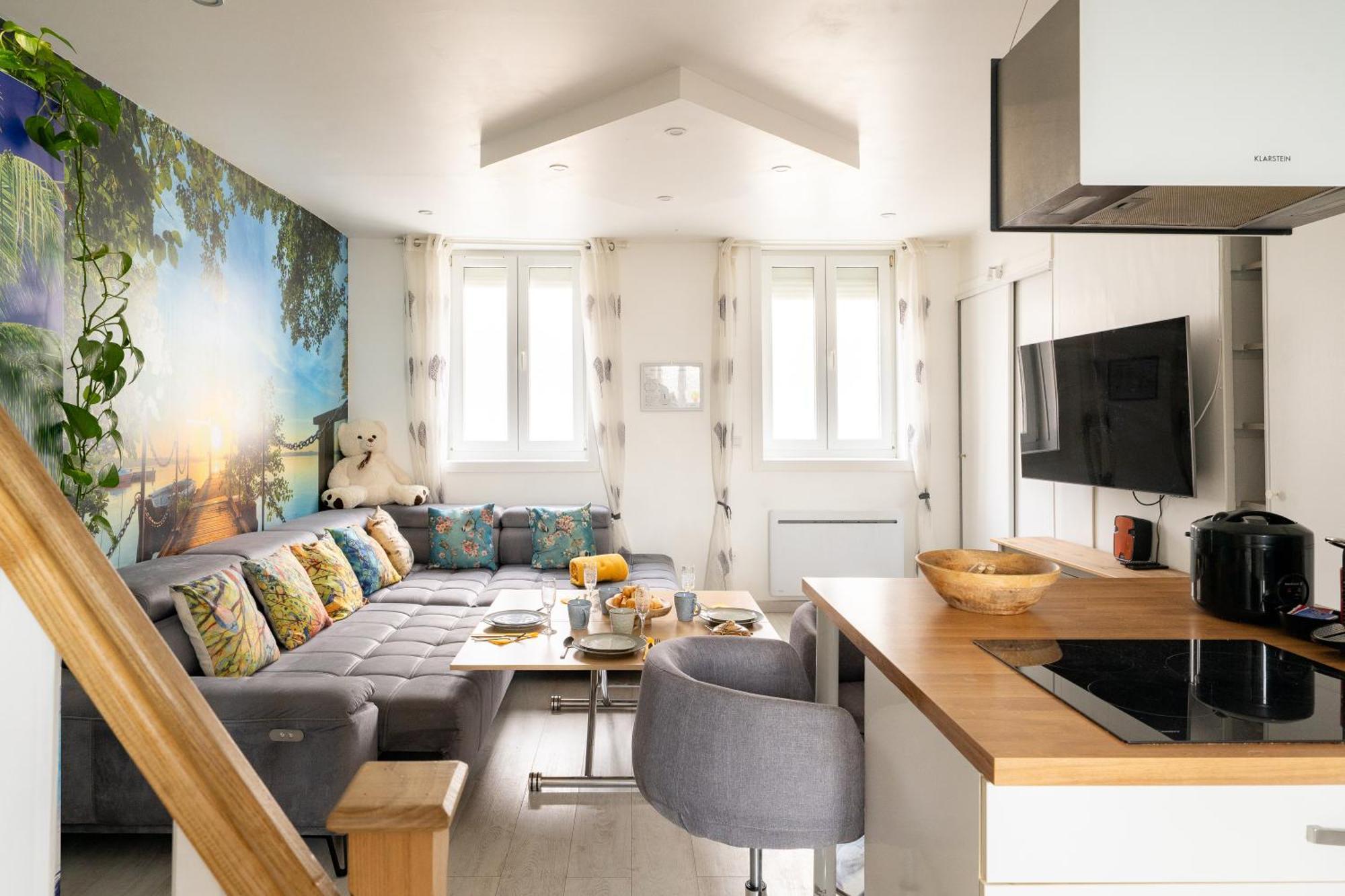 Casa Inca Calais - Duplex Soleil Latino - Parking Free, Station Daire Dış mekan fotoğraf